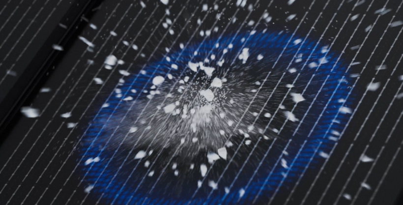 Durabilitatea unui sistem SOLROOF – testul mingii de grindină